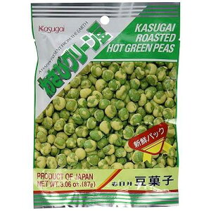 �t����Ă��킳�і��O���[���s�[�X�i���{�A���j �t���䐻�� Kasugai Roasted Hot Wasabi Flavor Green Peas (Japanese Import)