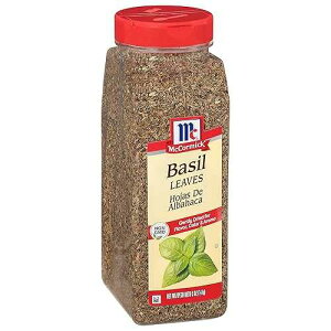 �}�R�[�~�b�N �o�W���̗t�A5�I���X McCormick Basil Leaves, 5 oz