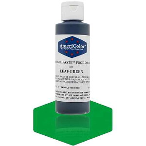 Americolor �\�t�g�W�F���y�[�X�g�H�p�F�f�A4.5 �I���X�A���[�t�O??���[�� Americolor Soft Gel Paste Food Color, 4.5-Ounce, Leaf Green