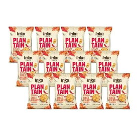 Inka Crops インカ チップス - チリ ピカンテ プランテン チップス、4 オンス (12 個パック) Inka Crops Inka Chips- Chile Picante Plantain chips,4 Ounce (Pack of 12)