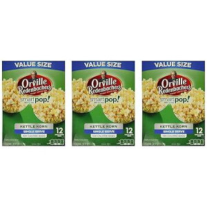 Orville Redenbacher �X�}�[�g �|�b�v �P�g�� �R�[�� �~�j�o�b�O�A12 �� (3 �p�b�N) Orville Redenbacher's Orville Redenbacher Smart Pop Kettle Korn Mini Bags, 12-Count (Pack of 3)