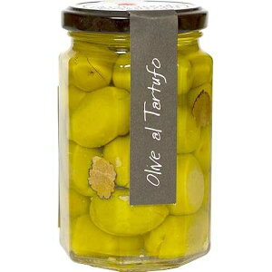Casina Rossa Green Olives with Truffles, 9.8 oz RITROVO SELECTIONS Casina Rossa Green Olives with Truffles, 9.8 oz