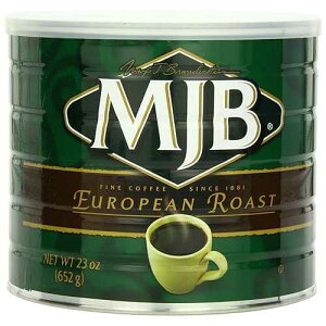 MJB �R�[�q�[�A���[���s�A�� ���[�X�g �O���E���h�A23 �I���X MJB Coffee, European Roast Ground Coffee, Dark Roast, 23 Ounce