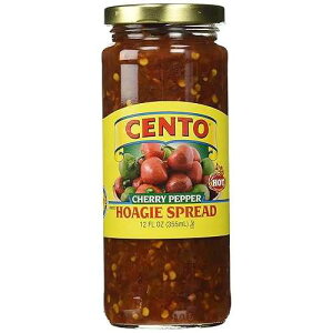 Cento �_�C�X�J�b�g �z�b�g �`�F���[ �y�b�p�[ (�z�b�g) �z�[�M�[ �X�v���b�h - 12 �t�ʃI���X (2 �p�b�N) Cento Diced Hot Cherry Pepper (Hot) Hoagie Spread - 12 Fl Oz (Pack of 2)