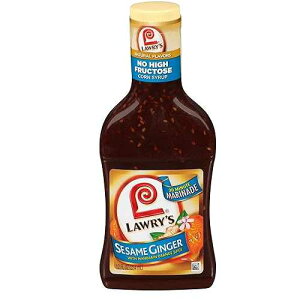 Lawry's�A�Z�T�~�W���W���[�}���l�A12�I���X�{�g���i3�{�p�b�N�j Lawry's, Sesame Ginger Marinade, 12oz Bottle (Pack of 3)