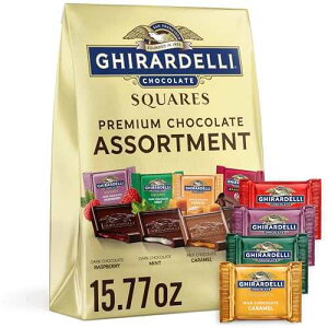 GHIRARDELLI Premium Assorted Chocolate SQUARES , 15.77 oz Bag