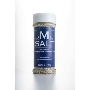 �~�V�K���\���e�b�h �V�[�Y�j���O�\���g�A5.5�I���X M Salt MICHIGAN SALTED Seasoning Salt, 5.5 OZ