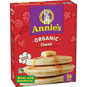 Annie's Organic Classic Pancake and Waffle Mix, Kids Breakfast, Vegan, 26 oz Annie's Homegrown Annie's Organic Classic Pancake and Waffle Mix, Kids Breakfast, Vegan, 26 oz