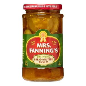 �~�Z�X�E�t�@�j���O�̃u���b�h���o�^�[�s�N���X 12�I���X (4�p�b�N) Mrs. Fanning's Bread and Butter Pickles 12 oz (Pack of 4)
