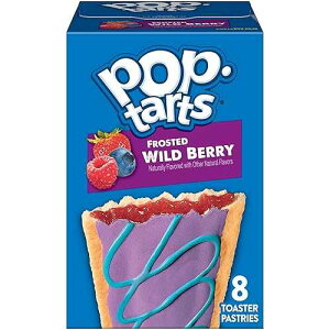 Pop-Tarts Toaster Pastries, Breakfast Foods, Kids Snacks, Frosted Wild Berry, 13.5oz Box (8 Pop-Tarts)