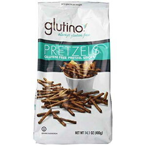 Glutino �O���e���t���[ �v���b�c�F�� �X�e�B�b�N�A14.1 �I���X�� (12 �p�b�N) Glutino Gluten Free Pretzel Sticks, 14.1-Ounce Bags (Pack of 12)