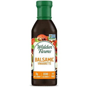 Walden Farms �J�����[�t���[�h���b�V���O �o���T�~�R�r�l�O���b�g - 12 fl oz Walden Farms Balsamic Vinaigrette ? Calorie-Free, Gluten-Free, Low Carb, Keto-Friendly, Vegan, Sugar-Free Salad Dressing with Rich Classic Balsamic F
