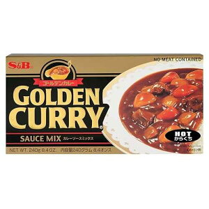 S&B �S�[���f���J���[�\�[�X�~�b�N�X �z�b�g�A8.4�I���X (10�p�b�N) S & B Golden Curry Sauce Mix, Hot, 8.4-Ounce Units (Pack of 10)