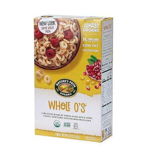 Nature's Path Organic Gluten Free Whole O's Cereal, 11.5 Oz. (Pack of 6), Non-GMO, 19g Whole Grains, Low Fat