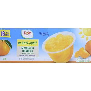 Dole Mandarin Oranges Fruit Cups - 16 Count (Pack of 1)