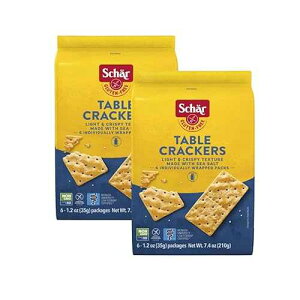 Schar Table Crackers Gluten Free - 7.4 oz Each/Pack of 2 Schar Schar Table Crackers Gluten Free - 7.4 oz Each/Pack of 2