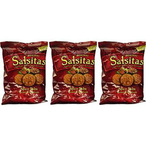 Salsitas �X�p�C�V�[�T���T�`�b�v�X 3�I���X�o�b�O (3�p�b�N) El Sabroso Salsitas Spicy Salsa Chips 3oz Bags (Pack of 3)