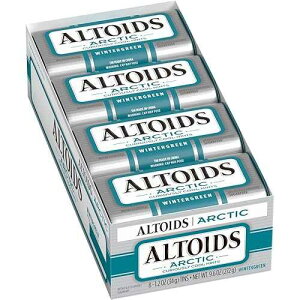 ALTOIDS �A�[�e�B�b�N �~���g�A�E�B���^�[�O���[�� �V���O�� �T�C�Y 1.2 �I���X 8 �{�b�N�X ALTOIDS Arctic Wintergreen Breath Mints Sugar Free Hard Candy Bulk, 1.2 oz Tin (8 Pack)