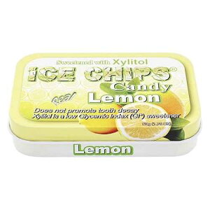 ����L�����f�B�[�ʃ������A�C�X�`�b�v�X�L�����f�B�[ 1.76 �I���X�L�����f�B�[ ICE CHIPS Xylitol Candy Single Tin Lemon