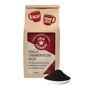 Lola Savannah Vanilla Cinnamon Pecan Ground Decaf Coffee, 2lb