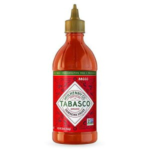 TABASCO �V���`�� �z�b�g�`���\�[�X - 20 �I���X �{�g�� TABASCO Brand Sriracha Sauce, Medium Hot Sauce, Easy-to-Squeeze Bottle, Thai-Style with Louisiana Twist, Rich & Bold Flavor, Great on Stir-Fry, Teriyaki, & More,