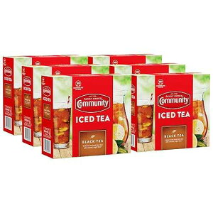 Community Coffee Orange Pekoe Cut Black Tea, 100 Individual Size Tea Bags (Pack of 6)