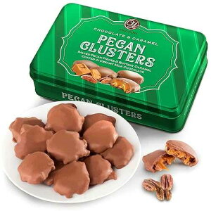 �~���N�`���R���[�g�L���������s�[�J���N���X�^�[�A�M�t�g�ʓ���A1�|���h A Gift Inside Milk Chocolate Caramel Pecan Clusters Gift Tin