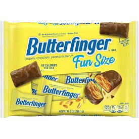 Butterfinger、チョコレート、ピーナッツバター、楽しいサイズの個別包装キャンディーバー、各 10.2 オンス、バルク 6 パック Butterfinger, Chocolatey, Peanut-Buttery, Fun Size Individually Wrapped Candy Bars, 10.2 oz each, Bulk 6 Pack