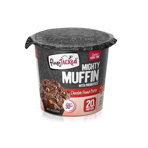 FlapJacked Mighty Muffins�A�O���e���t���[ �`���R���[�g �s�[�i�b�c �o�^�[�A1.94 �I���X (12 �p�b�N) FlapJacked Mighty Muffins, Gluten-Free Chocolate Peanut Butter, 1.94 Ounce (Pack of 12)