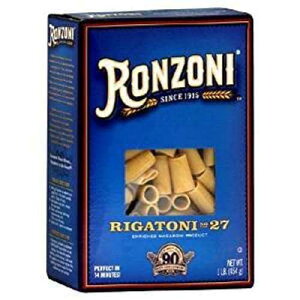 �����]�[�j ���K�g�[�j ���`�q�g�݊��� 16 �I���X 3�p�b�N�B Ronzoni Rigatoni Non GMO 16 Oz. Pack Of 3.