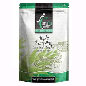 �X�y�V�����e�B�[�A�b�v���_���v�����O���[�Y���[�t�g���A3�I���X Special Tea Apple Dumpling Loose Leaf Black Tea, 3 Ounce