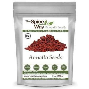 The Spice Way Annatto Seeds - (8�I���X) �A�L�I�e�V�[�h�Ƃ��Ă��m���Ă��܂� The Spice Way Annatto Seeds - (8 oz) also known as achiote seed