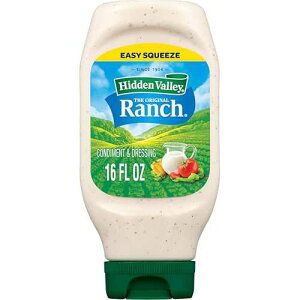 Hidden Valley Original Ranch Condiment and Dressing, Easy Squeeze Bottle, 16 Fl Oz (Package May Vary)