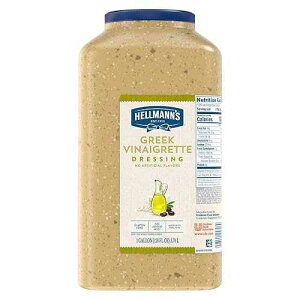 Hellmann's �M���V�� �r�l�O���b�g �T���_ �h���b�V���O �W���O �O���e���t���[�A�l�H�����܂��� MSG �s�g�p�A1 �K���� Hellmann's Greek Vinaigrette Salad Dressing Jug Gluten Free, No Artificial Flavors or added MSG, 1 g