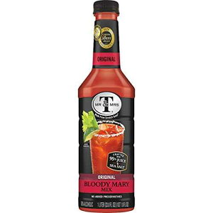 Mr & Mrs T Original Bloody Mary Mix, 33.38 Fl Oz (Pack of 12)