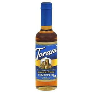 Torani �V���K�[�t���[ �p���v�L���p�C �R�[�q�[�V���b�v�A12.7�I���X Torani Sugar-Free Pumpkin Pie Coffee Syrup, 12.7 Ounce (1 Bottle)