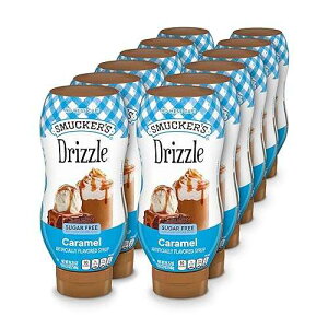 Smucker's Smucker�fs Drizzle Sugar Free Caramel Artificially Flavored Syrup, 19.25 Oz. Squeeze Bottles (Pack of 12)