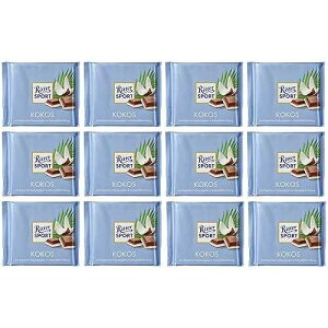 ���b�^�[ �X�|�[�c �R�R�X�A3.52 �I���X (12 �p�b�N) Ritter Sport Kokos,3.52 Ounce (Pack of 12)