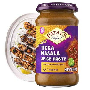 Patak's �e�B�b�J�}�T�� �~�f�B�A���J���[�y�[�X�g 283G Patak's Patak�fs Tikka Masala Spice Paste - Medium Indian Curry Paste w/a Blend of Freshly Ground Spices - Vegan & Gluten-Free - Flavorful Tikka Masala Curry Base for