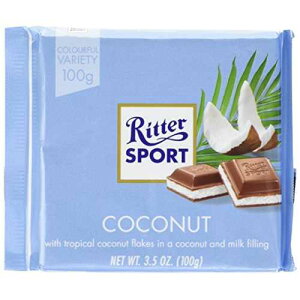 ���b�^�[�X�|�[�c 100g - 5�p�b�N - (�R�R�i�b�c) Ritter Sport 100g - Pack of 5 - (Coconut)