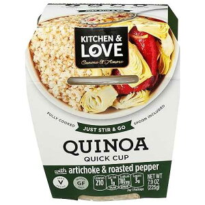Cucina & Amore �L�k�A�~�[�� �A�[�e�B�`���[�N & ���[�X�g�y�b�p�[�Y�A7.93 �I���X Cucina & Amore, Quinoa Meal Artichoke And Roasted Peppers, 7.9 Ounce