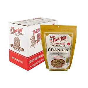 Bob's Red Mill Gluten Free Honey Oat Granola, 12oz (Pack of 4) - Gluten Free, Whole Grain, Kosher