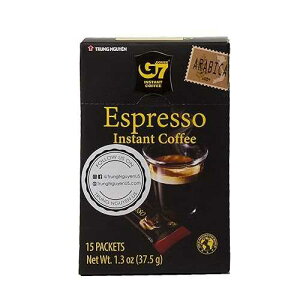 Trung Nguyen G7 Instant Coffee Espresso Strong and Bold Instant Vietnamese Coffee (15 Packets/Box)