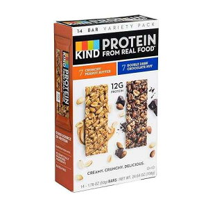 14 �J�E���g (1 �p�b�N)�AKIND �v���e�C�� �o�[ �o���G�e�B �p�b�N 14 �p�b�N�BA1 Store - 383 Kind Protein Bar Variety Pack (14 Pack)