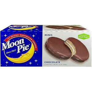 Moon Pie MoonPie Mini Chocolate Marshmallow Sandwich, 12 Count (Pack of 8)