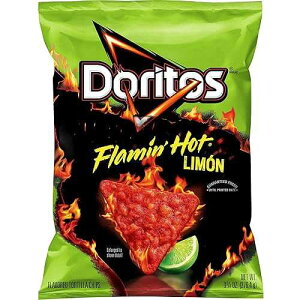 �h���g??�X �t���~�� �z�b�g �����������̃g���e�B�[���`�b�v�X�A9.75 �I���X Doritos Flamin' Hot Limon Flavored Tortilla Chips, 9.75 Oz