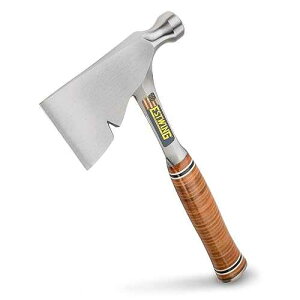 ESTWING Carpenter's Hatchet - 13 Carpenters Axe with Smooth Face & Genuine Leather Grip - E2H