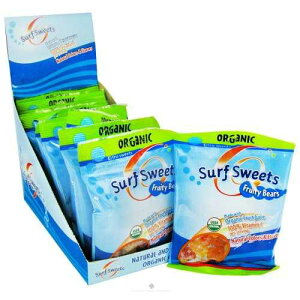 Surf Sweets �I�[�K�j�b�N �t���[�e�B�[ �x�A�[�Y�A2.75 �I���X�A12 �� Surf Sweets Organic Fruity Bears, 2.75 oz, 12 Count