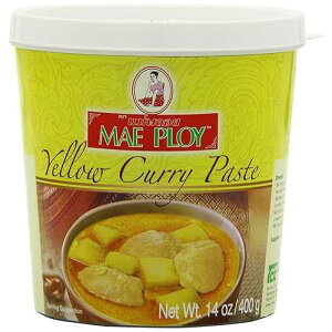 MAE PLOY �J���[�y�[�X�g�A�C�G���[�AS�A14 �I���X (4 �p�b�N) MAE PLOY Curry Paste, Yellow, Small, 14-Ounce (Pack of 4)