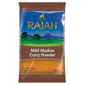���W�� �}�h���X �J���[ �}�C���h �p�b�N 100G Rajah Madras Curry Mild Pkt 100G